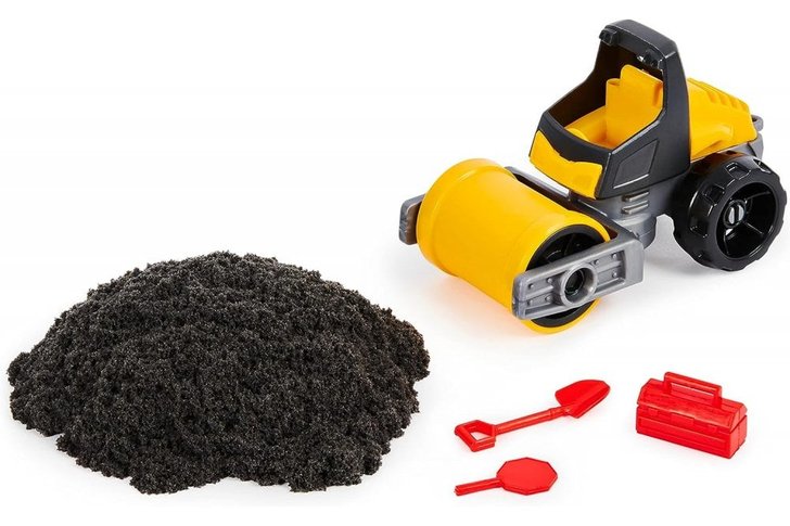 Kinetic Sand Construction Site (with real “job” tools, not toy clutter)